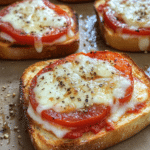 Mini Garlic Toast Pizzas