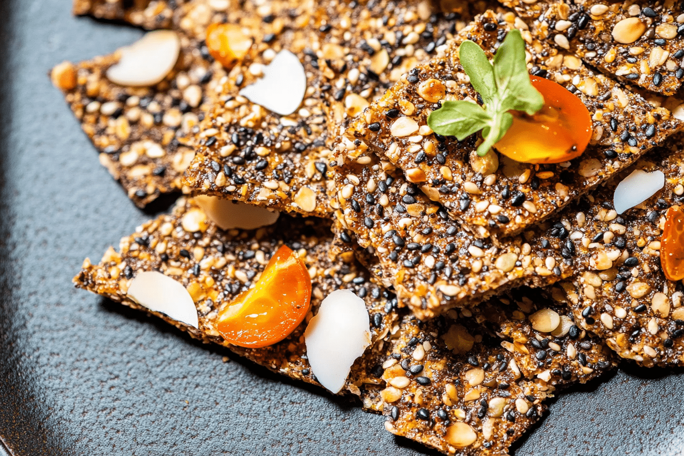Spelt Seed Crackers