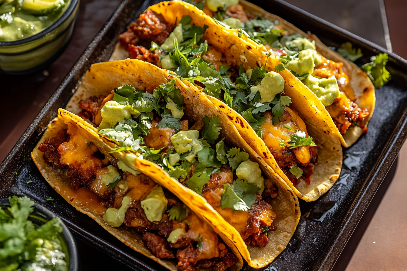 Crispy Rolled Chipotle Beef Tacos