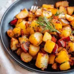 Pan-Fried Potatoes and Onions Hash