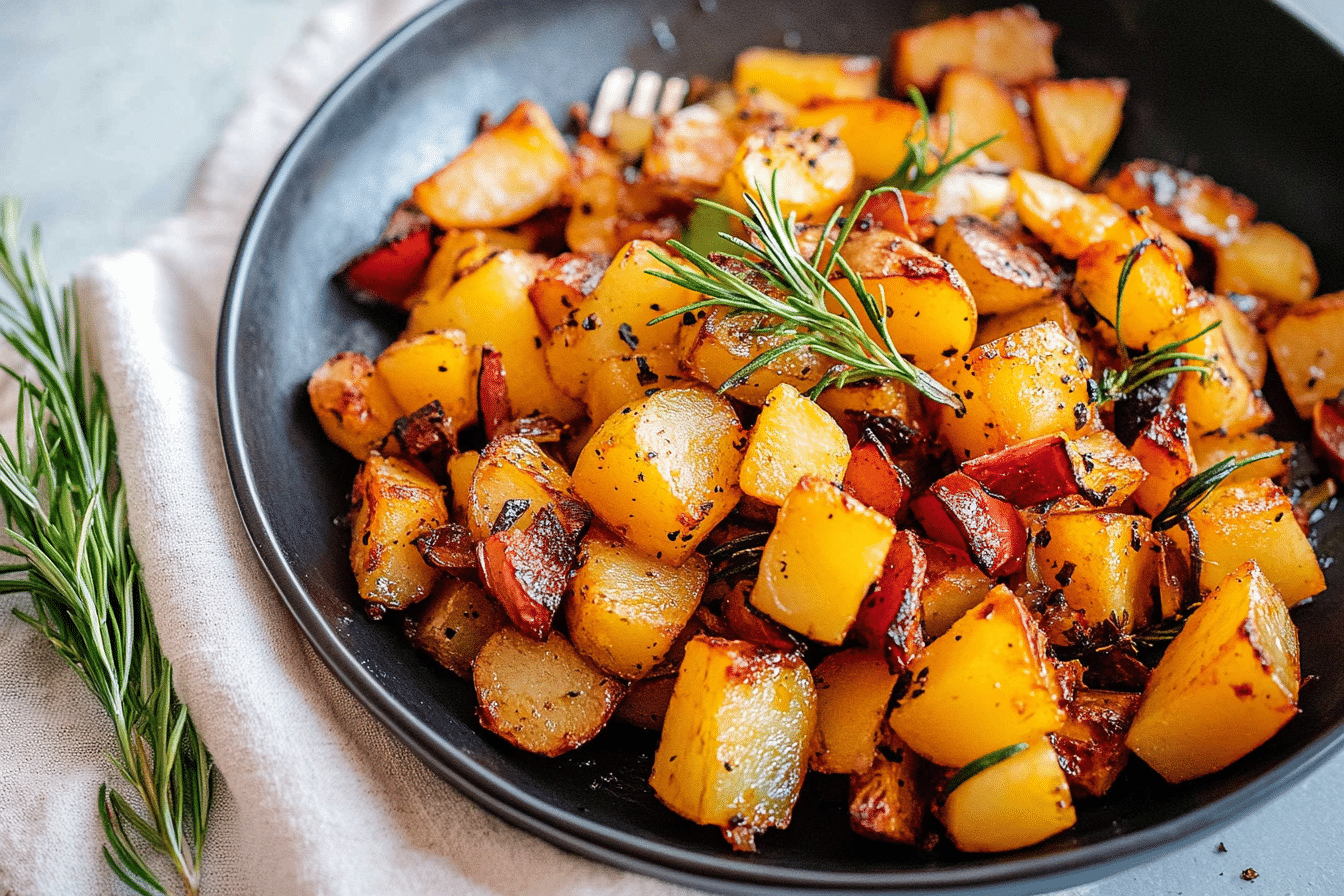 Pan-Fried Potatoes and Onions Hash