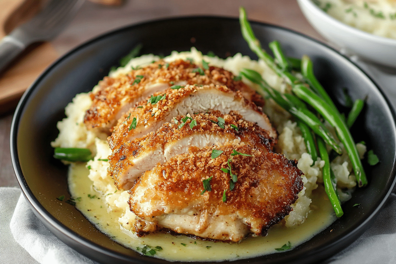 Copycat Longhorn Parmesan Crusted Chicken