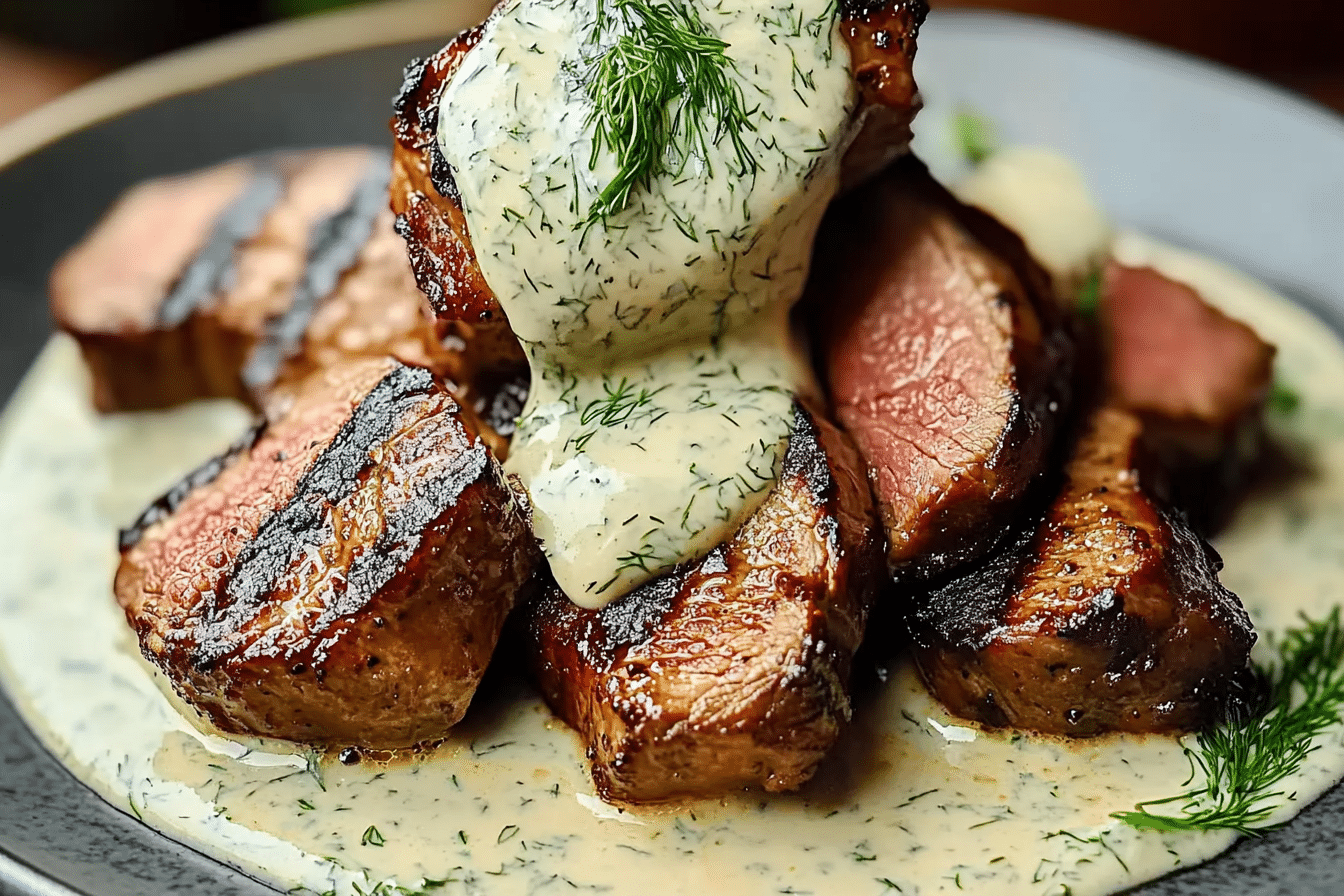 Grilled Tenderloin with Dill