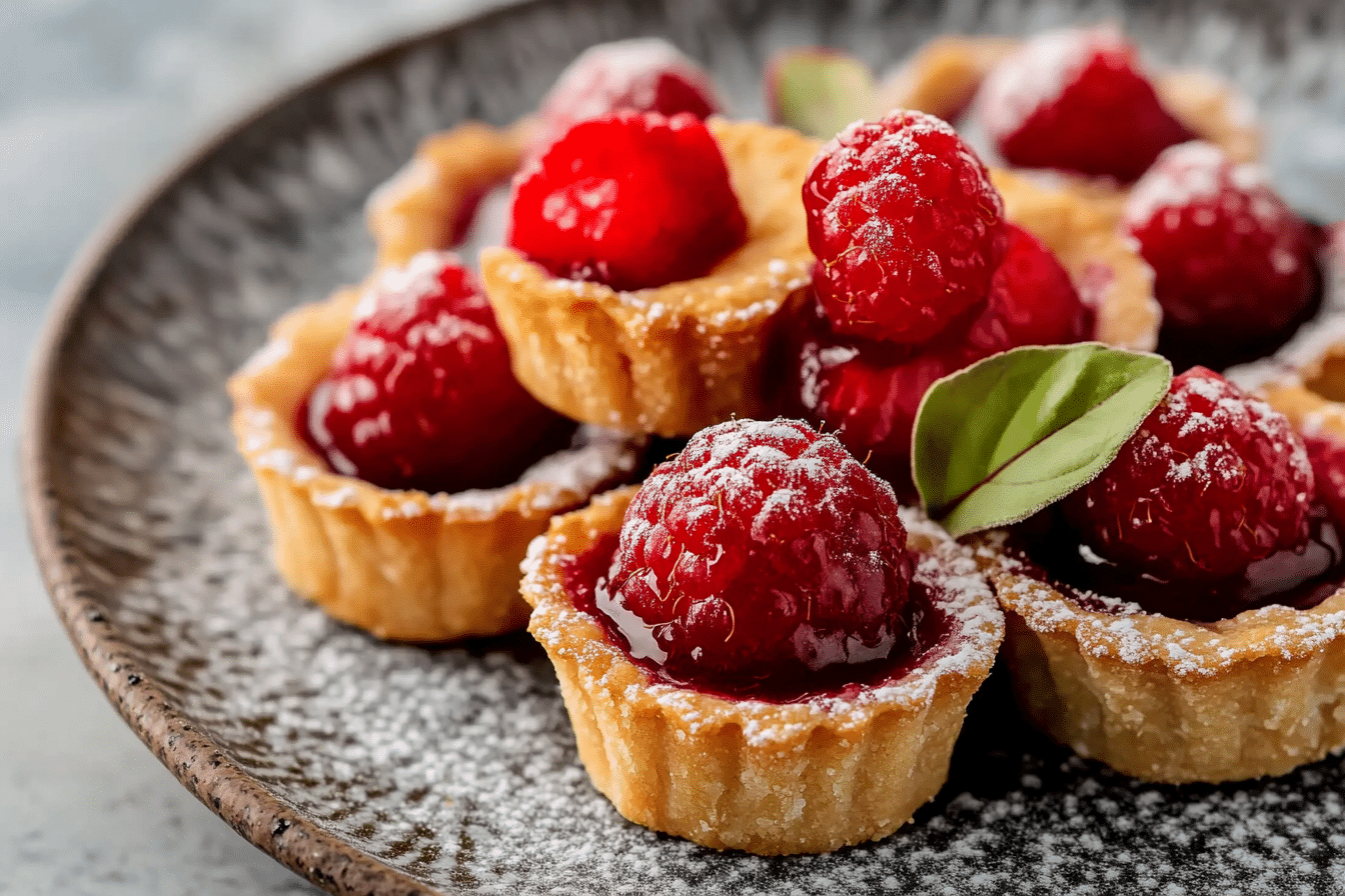 Raspberry Almond Tarts