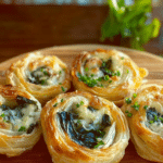 Spanakopita Puff Pastry Rolls