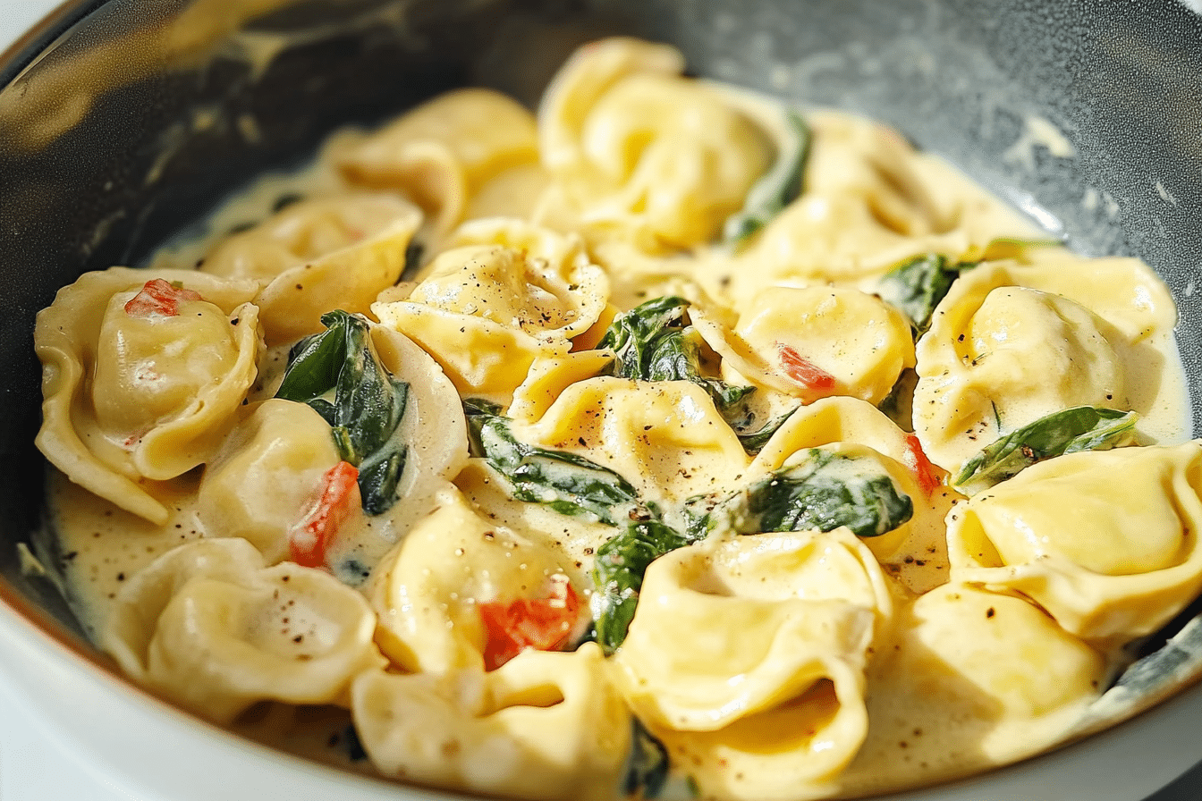 Creamy Spinach Tortellini