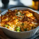Cheesy Chicken Broccoli Rice Casserole
