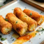 Crispy Fried Lasagna Rolls