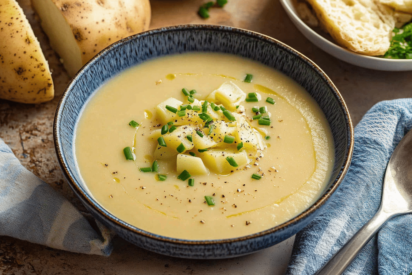 Velvety Potato Leek Soup