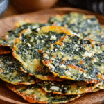 Mediterranean Spinach and Feta Crisps