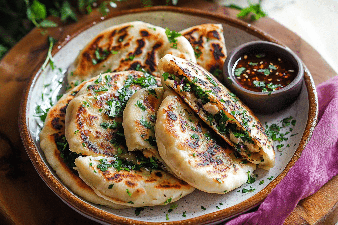 Speedy Dumpling Flatbreads