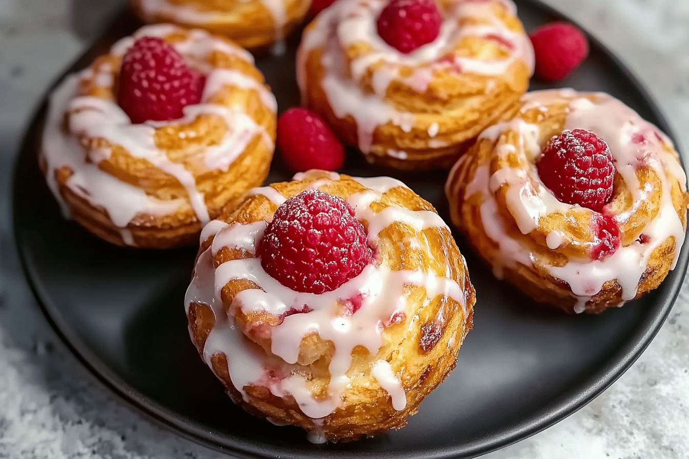 Raspberry Cruffins
