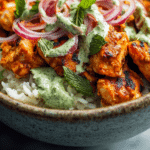 Crispy Chicken Tikka Bowls