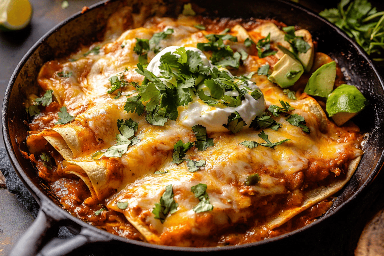 Chipotle Chicken Enchilada Skillet