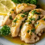 Steamed Chicken with Lemon Sauce