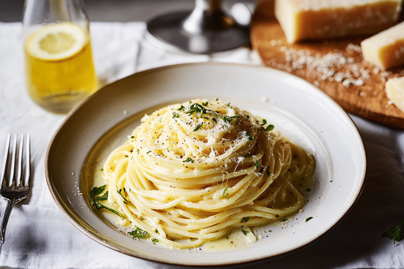 Creamy Lemon Parmigiano Pasta