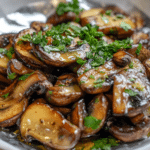 Garlic Butter Grilled Mushrooms
