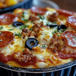 Crustless Pizza Bowl