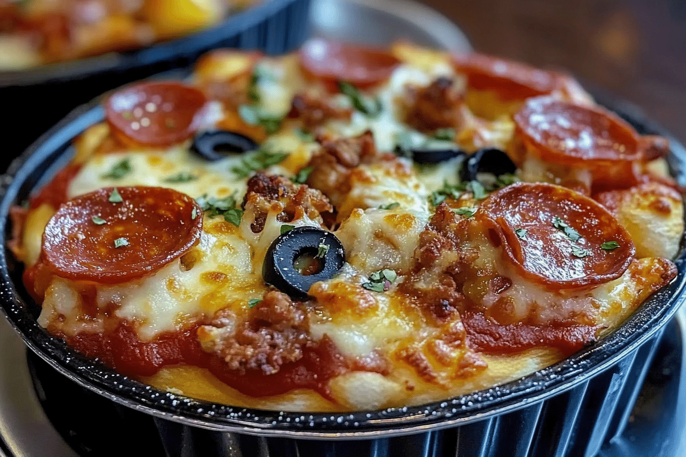 Crustless Pizza Bowl