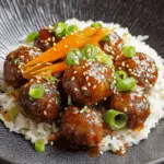 Korean Beef Bulgogi Meatballs