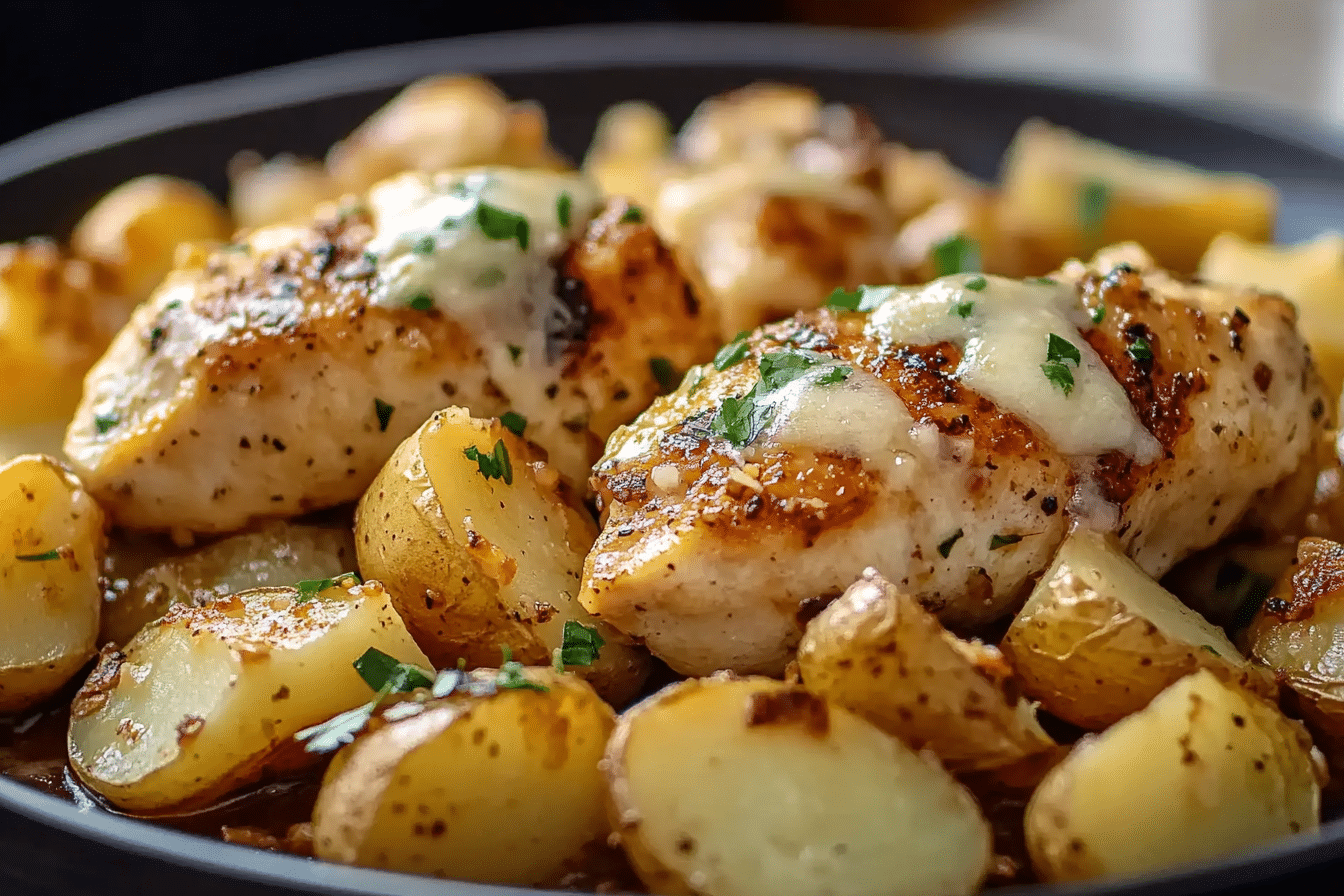 Garlic Parmesan Chicken and Potatoes