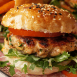Chicken Dumpling Burgers