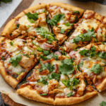 Crispy Cast-Iron BBQ Chicken Pizza