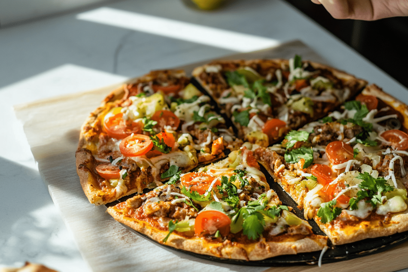 Sheet Pan Taco Pizza