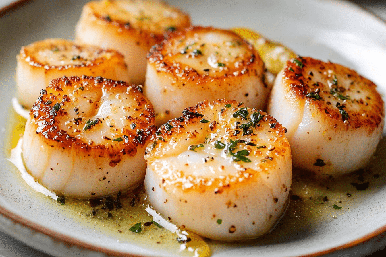 Pan-Seared Scallops with Lemon Butter