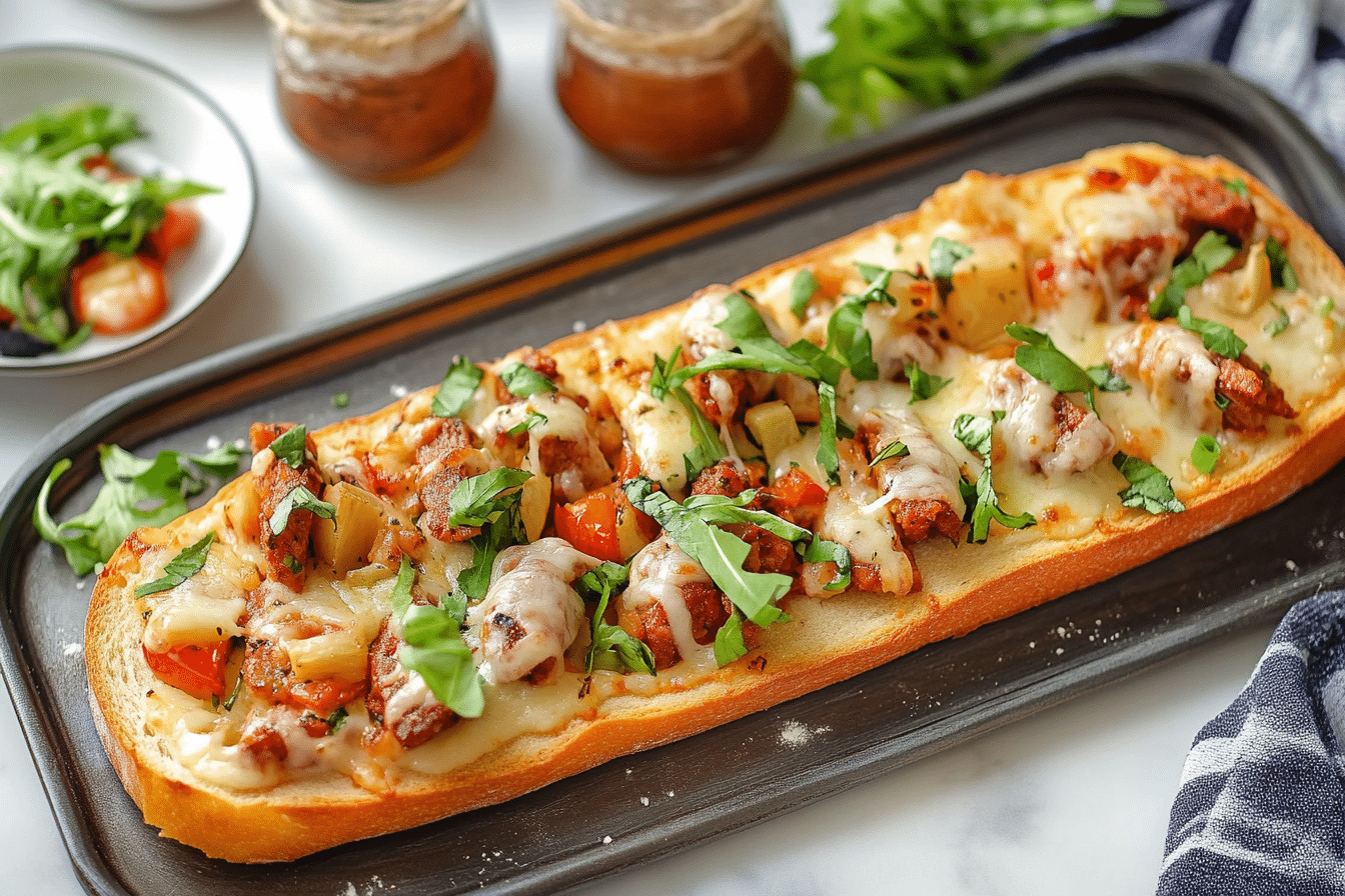 Andouille Po'Boy Pizza