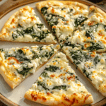 Garlic Spinach White Pizza