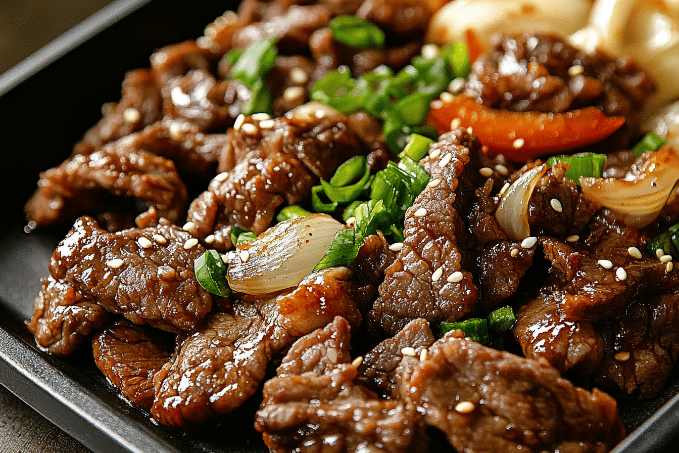 Sheet Pan Beef Bulgogi