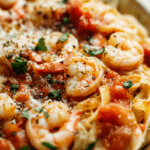 Garlic Butter Shrimp Capellini