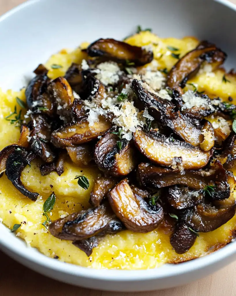 Roasted Mushroom Polenta Bake 4