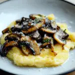Roasted Mushroom Polenta Bake