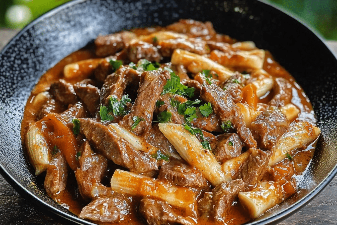 Beef Stroganoff