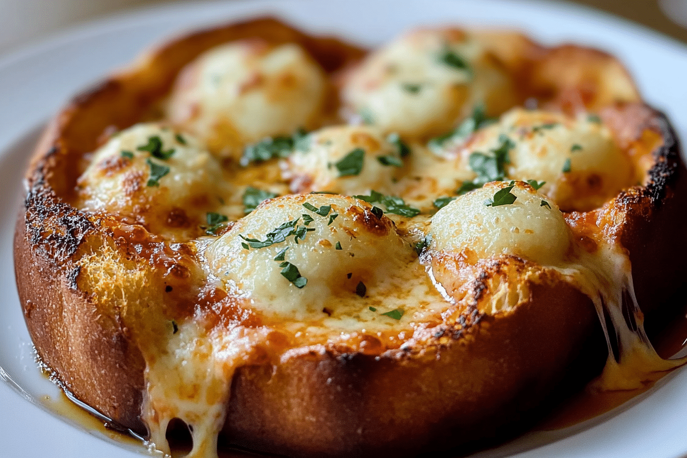 3-Cheese Garlic Bread Pizza Dip