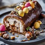Easter Rocky Road Roulade