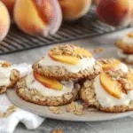 White Chocolate Peach Oatmeal Cookies
