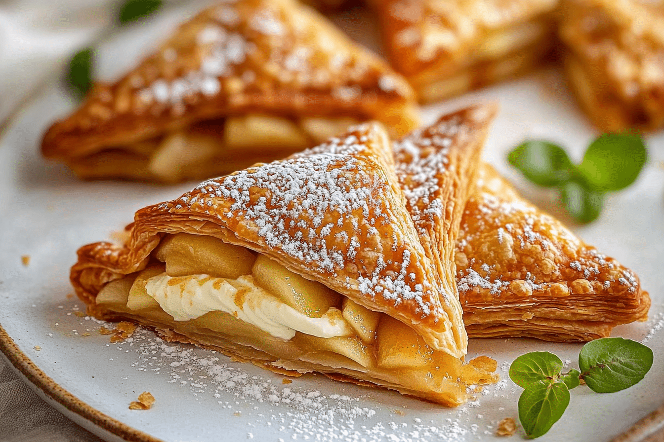 Flaky Apple Turnovers (Cream-Filled Option)