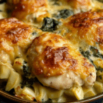 Spinach Artichoke Chicken Bake