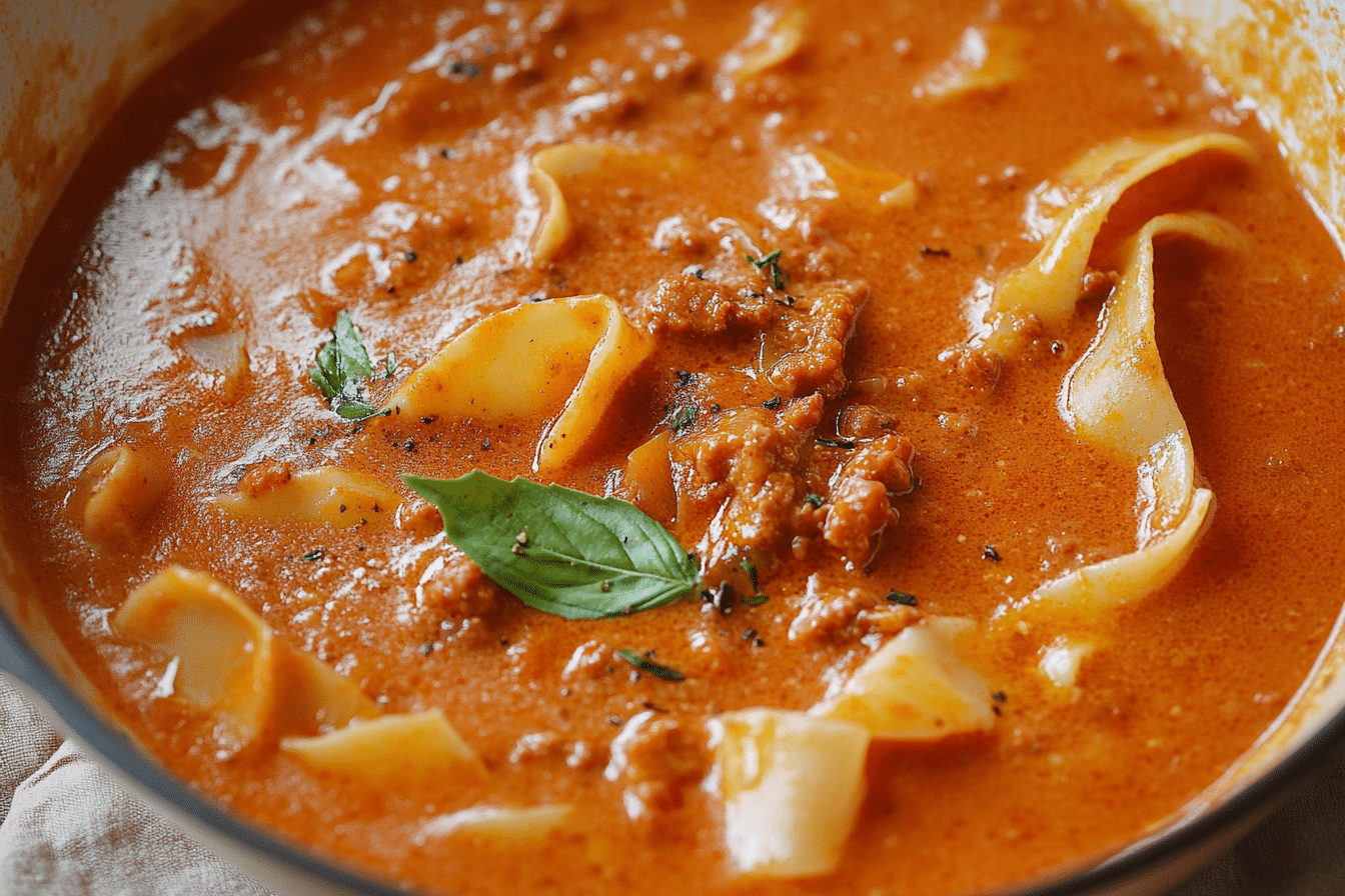 Vegan Creamy Bolognese Soup