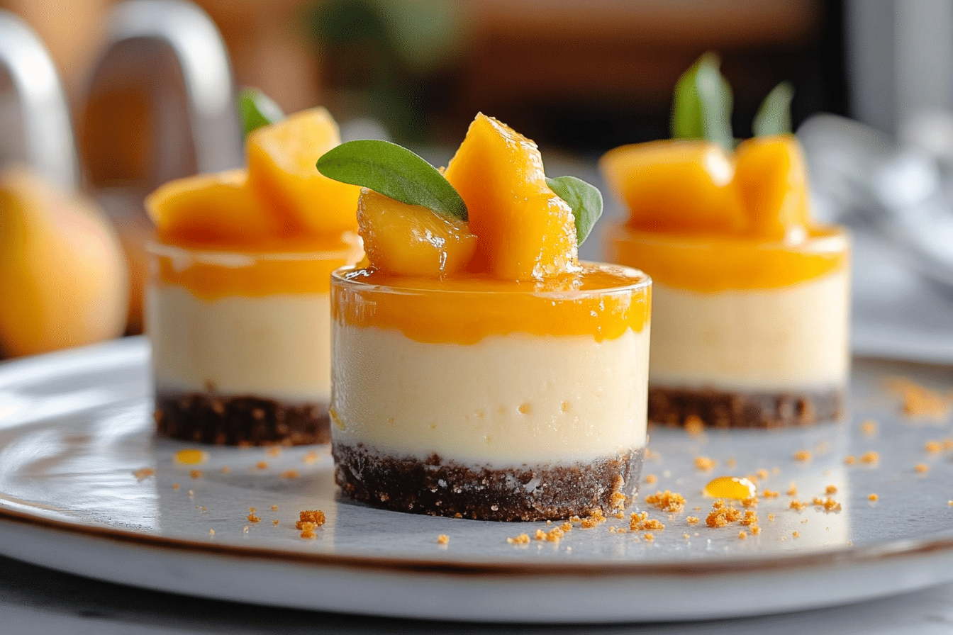 No-Bake Mango Cheesecake Cups