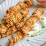 Cheesy Jalapeño Puff Pastry Twists