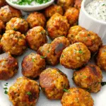 Creole Sausage Balls with Remoulade Sauce