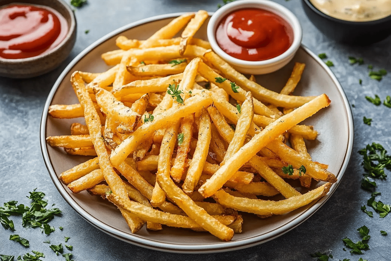 Zesty Shoestring Fries