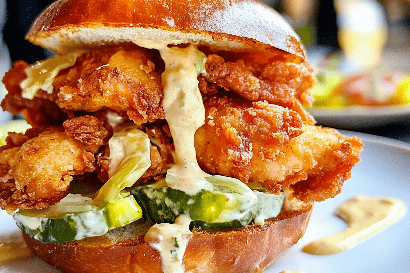 Crispy Chicken Caesar Sandwich
