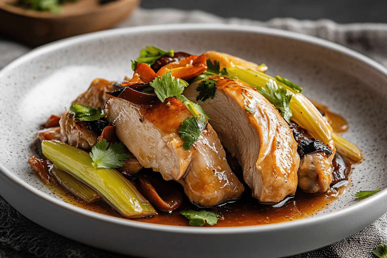 Steamed Ginger Chicken