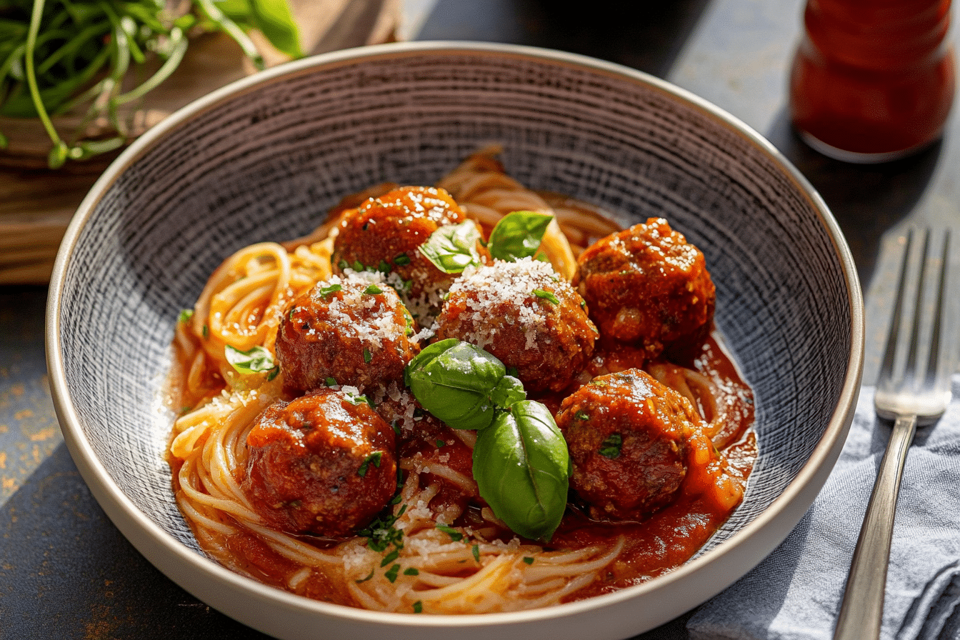 Italian Meatballs in Tomato Sauce