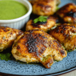Peruvian Chicken with Green Sauce